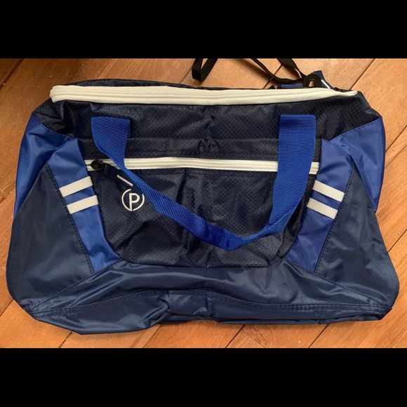 *2/$30* Travel Duffel Bag, Collapsible - Navy Blue